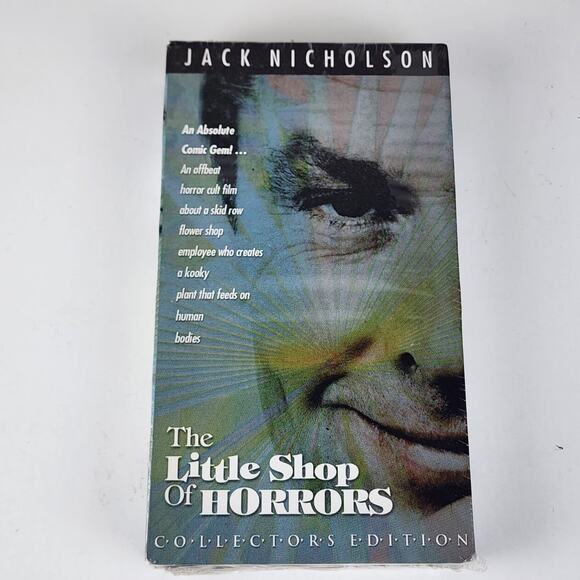 The Little Shop of Horrors Collector Edition (Jack Nicholson) Sealed VHS Movie - Picture 1 of 6